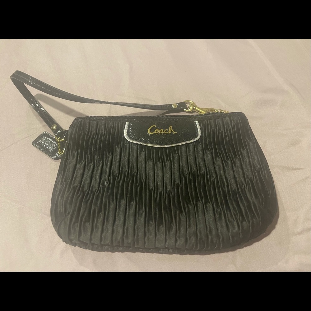 Coach (black) wristlet